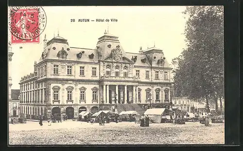 AK Autun, Hôtel de Ville