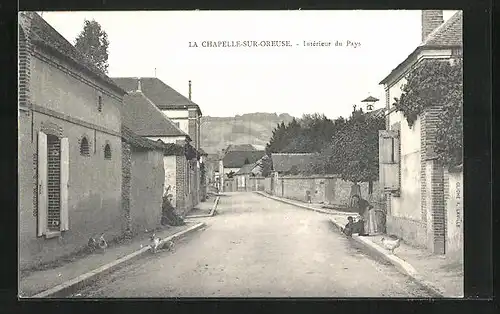 AK La Chapelle-sur-Oreuse, Intérieur du Pays