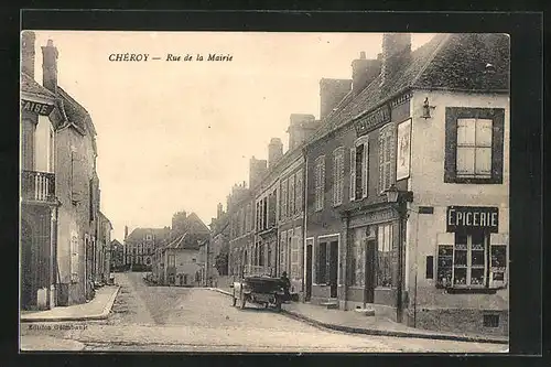 AK Chéroy, Rue de la Mairie