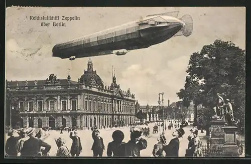 AK Berlin, Reichsluftschiff Zeppelin
