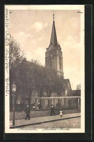 AK Neumünster, Blick auf die Anschar-Kirche