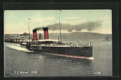 AK S.S. Mona I. O. M., Passagierschiff