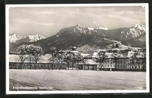 AK Sonthofen, Karpathenkaserne im Winter