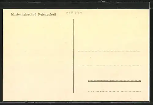 AK Bad Reichenhall, Marienheim aus der Vogelschau