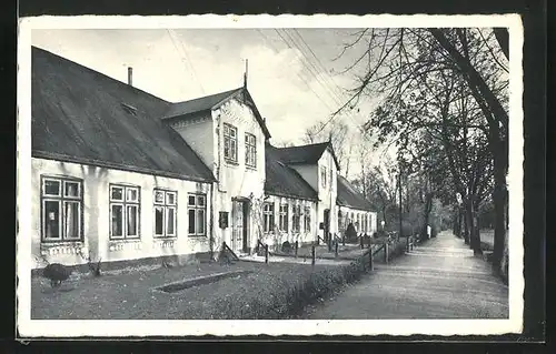 AK Kropp, Johannesallee mit Verwaltungsgebäude
