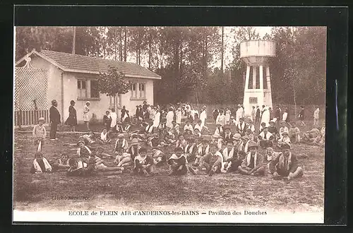 AK Andernos-les-Bains, Ecole de Plein Air, Pavillon des Douches