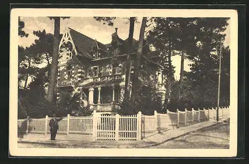 AK Arcachon, Villa Burgundia Allée Sarraméa