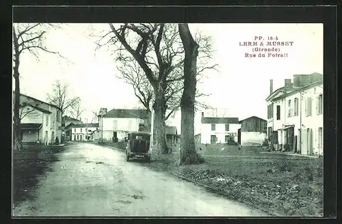 AK Lerm-et-Musset, Rue du Foirail