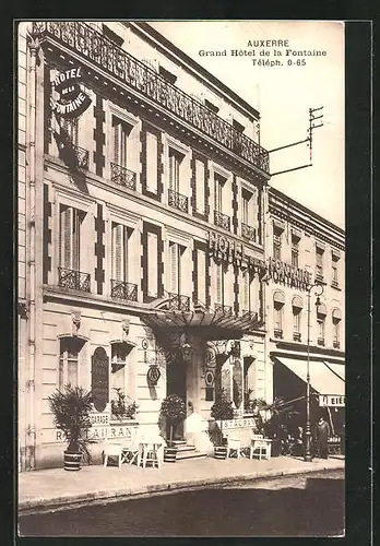 AK Auxerre, Grand Hotel de la Fontaine