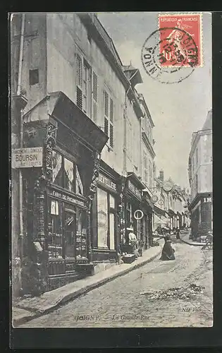 AK Joigny, La Grande-Rue