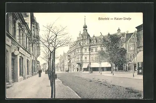 AK Bitterfeld, Geschäfte an der Kaiser-Strasse