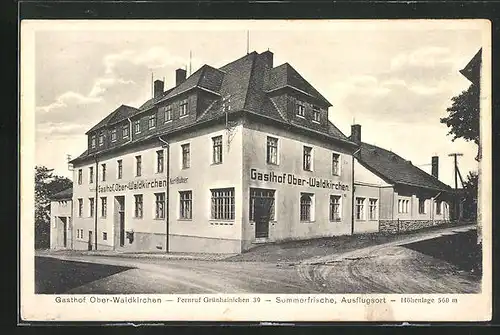 AK Oberwaldkirchen, Gasthaus von Kurt Bluttner