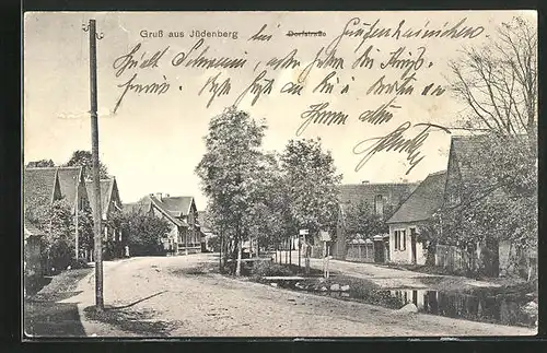 AK Jüdenberg, Häuser an der Dorfstrasse