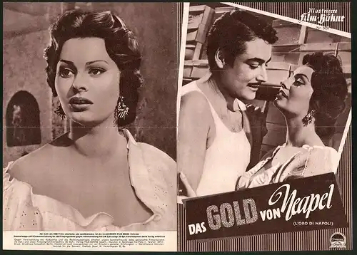 Filmprogramm IFB Nr. 3051, Das Gold von Neapel, Sophia Loren, Vittorio De Sica, Regie: Vittorio De Sica