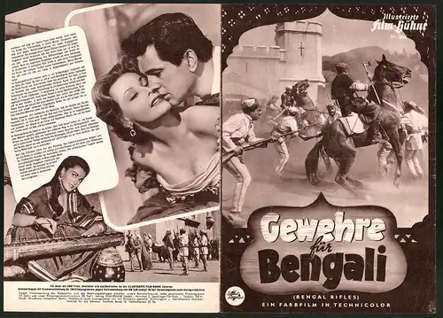 Filmprogramm IFB Nr. 2666, Gewehre für Bengali, Rock Hudson, Arlene Dahl, Regie: Laslo Benedek
