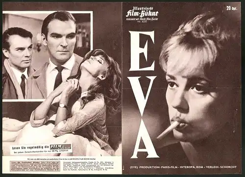 Filmprogramm IFB Nr. 6320, Eva, Jeanne Moreau, Stanley Baker, Regie: Joe Losey