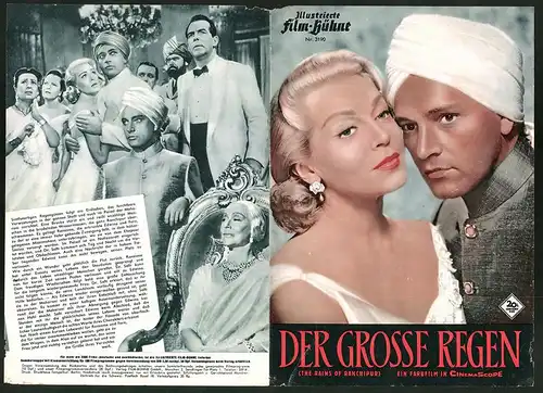 Filmprogramm IFB Nr. 3190, Der grosse Regen, Lana Turner, Richard Burton, Regie: Jean Negulesco