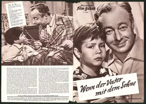 Filmprogramm IFB Nr. 2869, Wenn der Vater mit dem Sohne, Heinz Rühmann, Oliver Grimm, Regie: Hans Quest