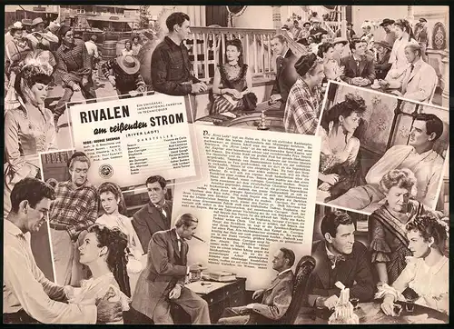 Filmprogramm IFB Nr. 1576, Rivalen am reissenden Strom, Yvonne de Carlo, Dan Duryea, Regie: George Sherman