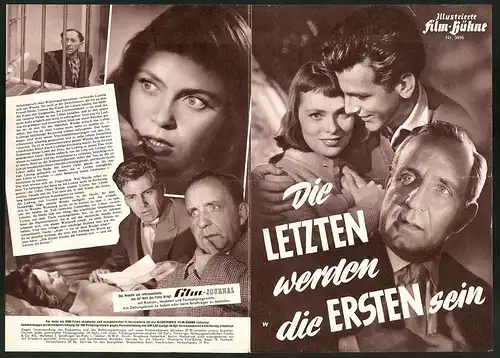 Filmprogramm IFB Nr. 3696, Die Letzten werden die Ersten sein, O. E. Hasse, Ulla Jacobsson, Regie: Rolf Hansen