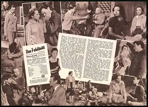 Filmprogramm IFB Nr. 5824, Der Fehltritt, Shirley MacLaine, Laurence Harvey, Regie: Charles Walters
