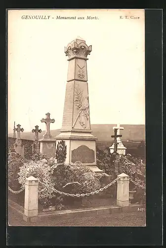 AK Genouilly, Monument aux Morts