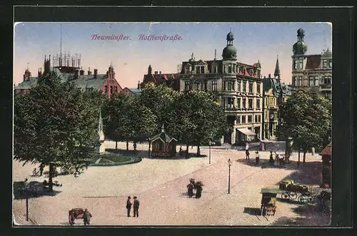 AK Neumünster, Denkmal an der Holstenstrasse