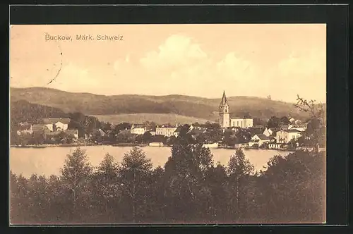 AK Buckow / Märk. Schweiz, Panorama