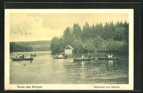 AK Ebnisee, Ruderer auf dem See
