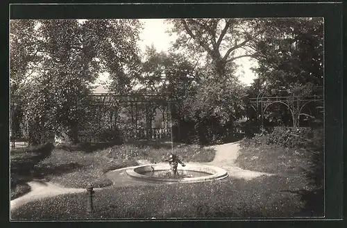 AK Oranienstein, Partie aus dem Schlosspark