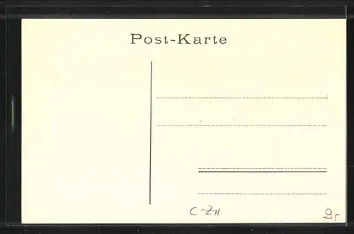 Künstler-AK Zürich, Familienhotel Glockenhof