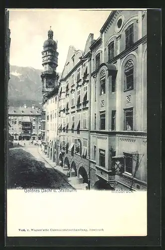 AK Innsbruck, Goldenes Dachl und Stadtturm