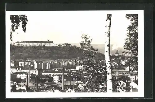 AK Brünn / Brno, Blick auf den Spielberg