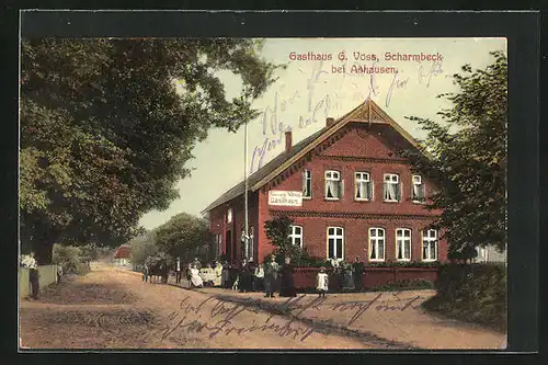 AK Scharmbeck, Gasthaus von G. Voss