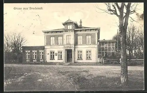 AK Bredstedt, Portal vom Bahnhofs-Hotel