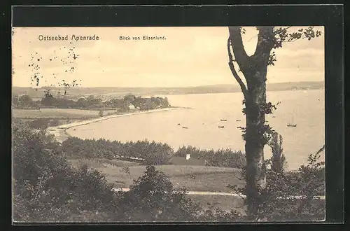 AK Apenrade, Blick von Elisenlund