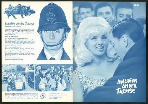 Filmprogramm PFP Nr. 57 /66, Malheur an der Themse, Colette Brosset, Raymond Bussières, Regie: Robert Dhéry