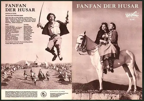 Filmprogramm PFP Nr. 42 /66, Fanfan der Husar, Gérard Philipe, Olivier Hussenot, Regie: Christian-Jaque