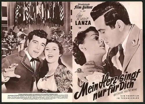 Filmprogramm IFB Nr. 2037, Mein Herz singt nur für Dich, Mario Lanza, Doretta Morrow, Regie: Alexander Hall