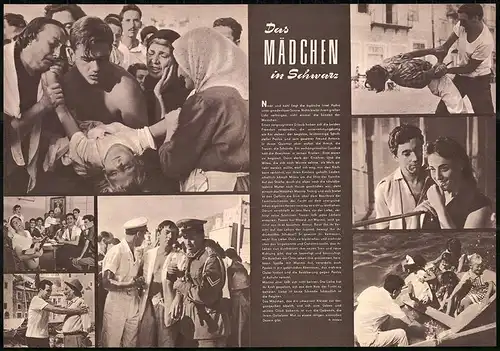 Filmprogramm PFP Nr. 52 /59, Das Mädchen in Schwarz, Eli Lambeti, Dimitris Horn, Regie: Michaelis Kakojanis