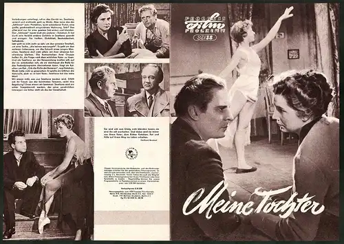 Filmprogramm PFP Nr. 39 /58, Meine Tochter, G. Dwojnikowa, W. Radunskaja, Regie: Viktor Shilin