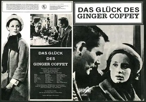 Filmprogramm PFP Nr. 61 /66, Das Glück des Ginger Coffey, Robert Shaw, Mary Ure, Regie: Irvin Kershner