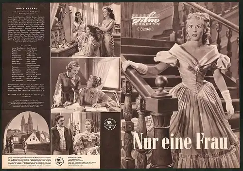 Filmprogramm PFP Nr. 32 /58, Nur eine Frau, Karla Runkehl, Rudolf Grabow, Regie: Carl Balhaus