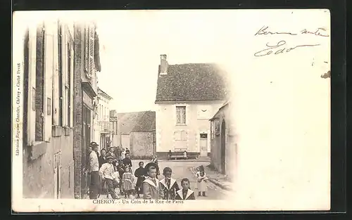 AK Chéroy, Un de la Rue de Paris