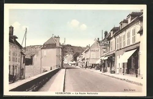 AK Vermenton, La Route Nationale