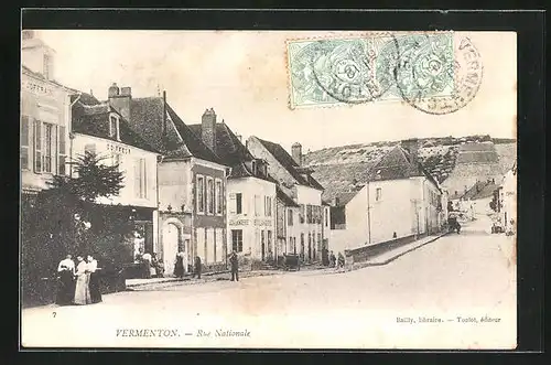 AK Vermenton, Rue Nationale