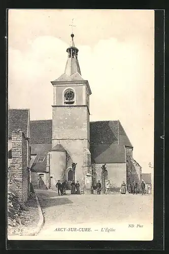 AK Arcy-sur-Cure, L`Église
