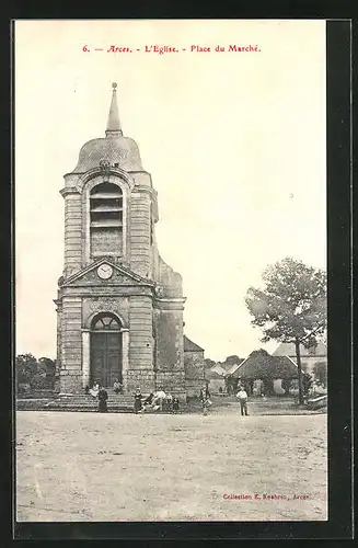 AK Arces, L`Église, Place du Marché