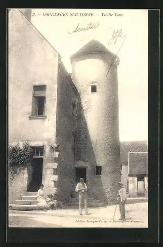 AK Coulanges-sur-Yonne, Vieille Tour