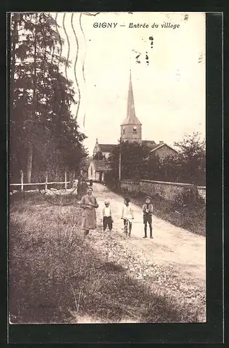 AK Gigny, Entrée du village